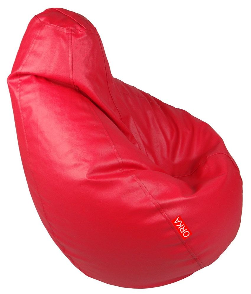 Orka Bean Bag XXXL With Beans Red - Buy Orka Bean Bag XXXL With Beans Red Online at Best Prices 