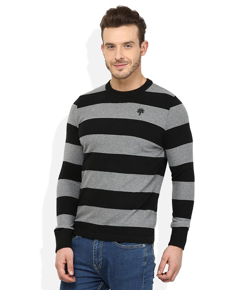 Woodland Black Round Neck T Shirt - Buy Woodland Black ...