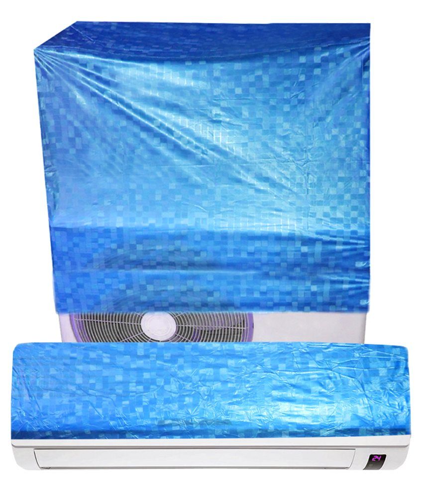     			E-Retailer Blue P.V.C Split Air Conditioner Cover for 2 Tonn (Universal)