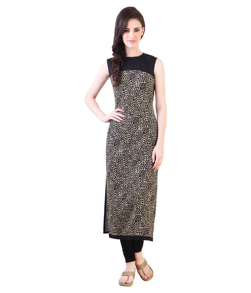 libas black kurti