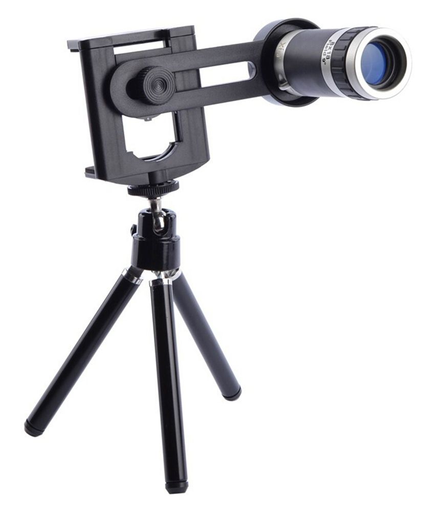     			Xtra 8X Optical Zoom Telescope Mobile Camera Lens Kit with Tripod and Adjustable Holder
