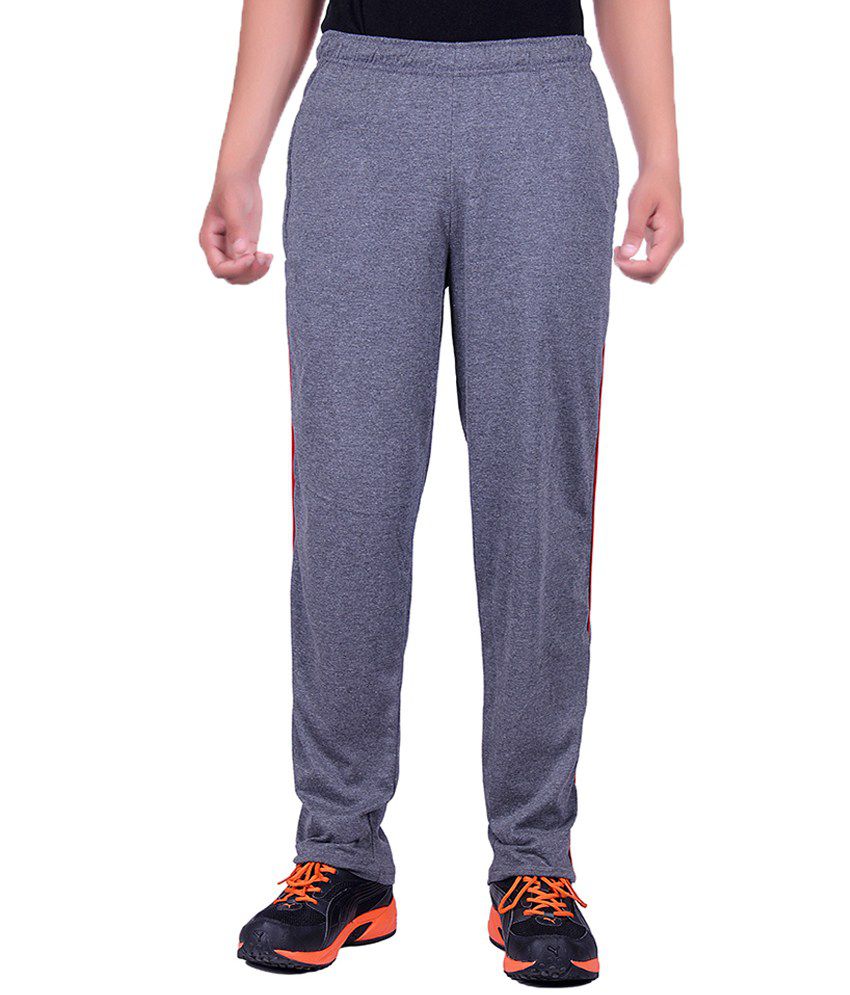Dfh Gray Cotton Trackpant - Buy Dfh Gray Cotton Trackpant Online at Low ...