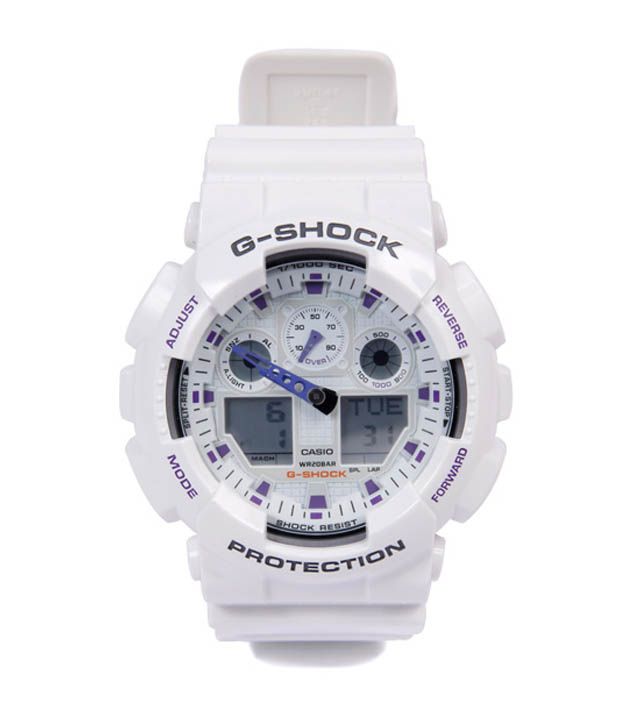 casio g shock white colour