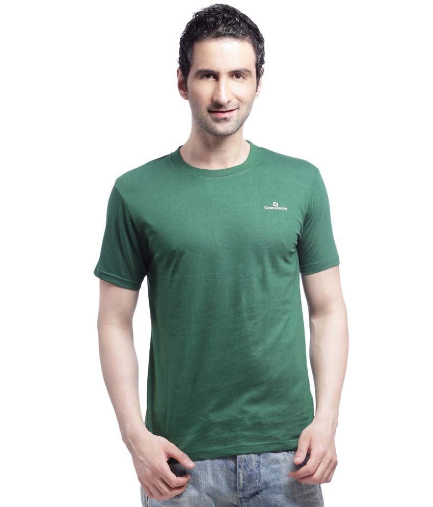 green cotton t shirt