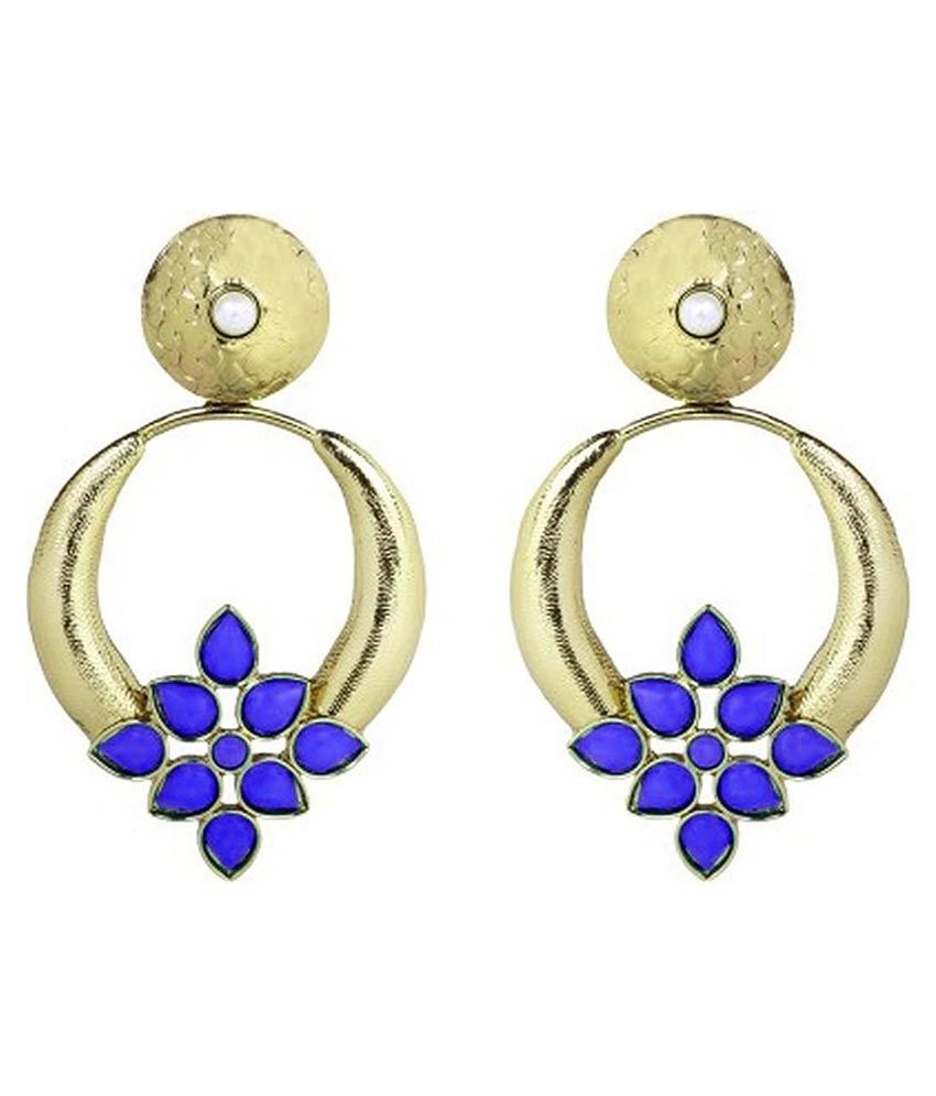     			The Jewelbox Blue Wedding & Engagement Wear Stud Earrings