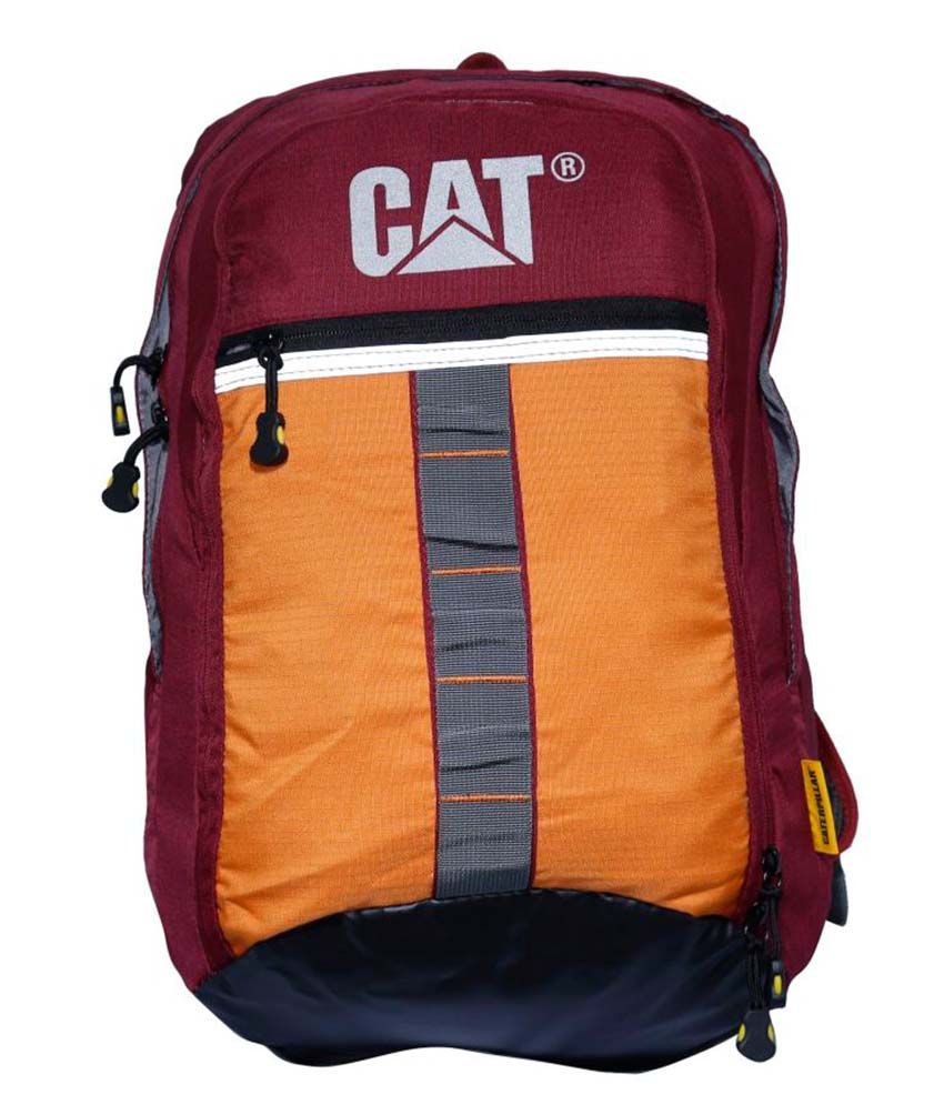 orange computer bag