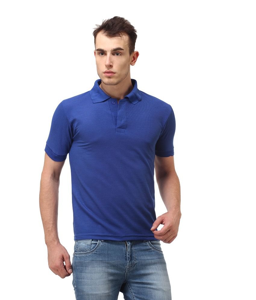 Lime Blue Half Sleeve Polo T-Shirt With Belt - Buy Lime Blue Half ...