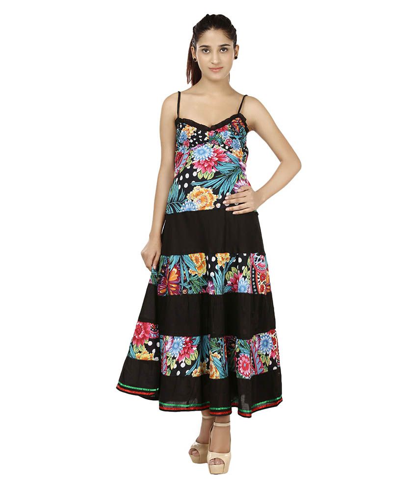 India Inc Multi Cotton Dresses - Buy India Inc Multi Cotton Dresses ...