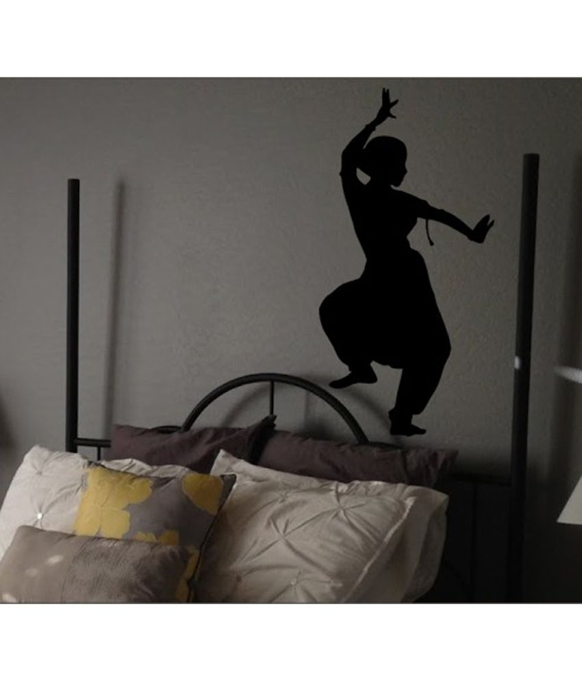     			Decor Villa Black Girl Posing Kathak Wall Sticker