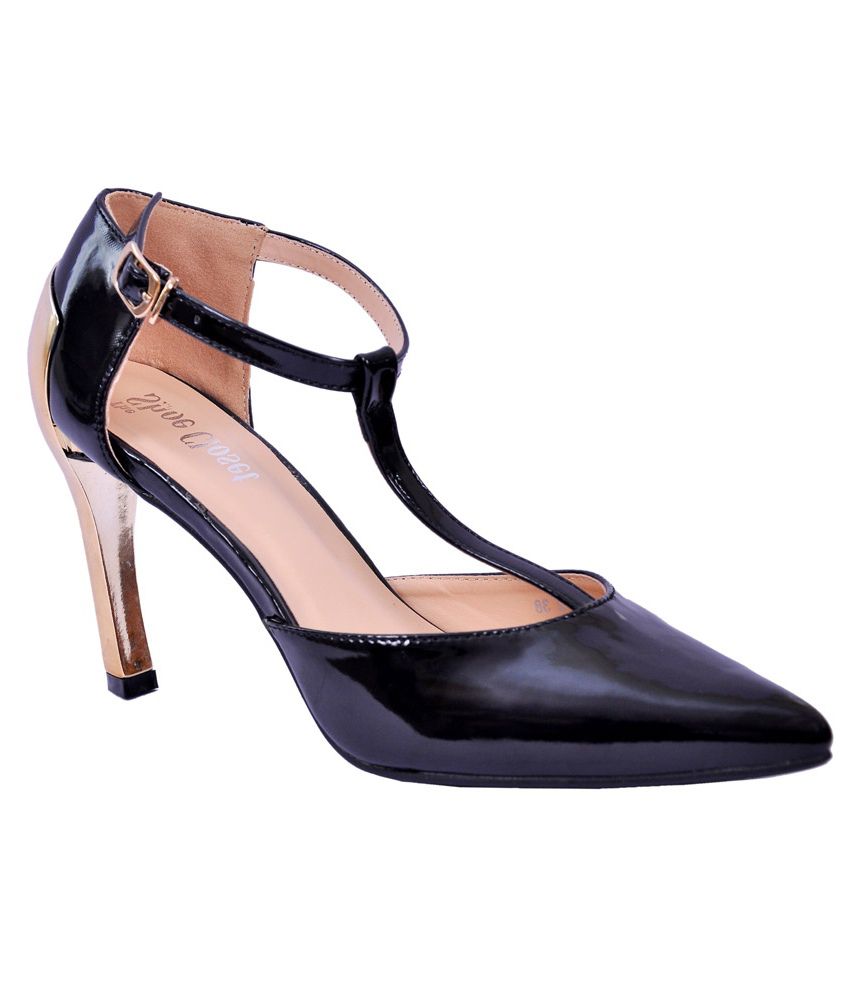 Download The Shoe Closet Black Stiletto Heels Price in India- Buy ...