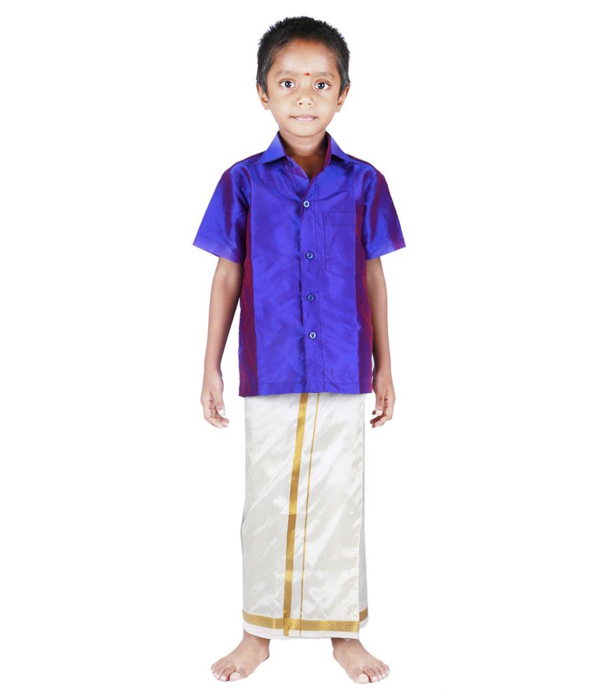 traditional dhoti and shirt