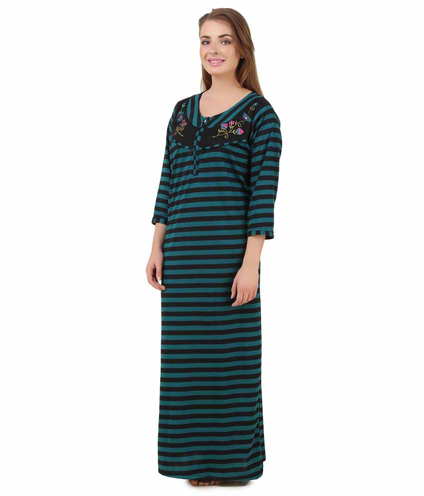 Buy Masha Green Woollen Nighty Online at Best Prices in India - Snapdeal