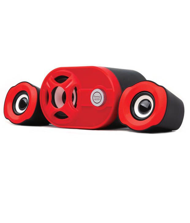 Quantum QHM 6200 2.1 Desktop Speakers - Red