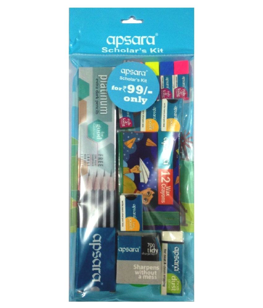Apsara Multicolour Writing Kit And Scholar's Kit Buy Online at Best