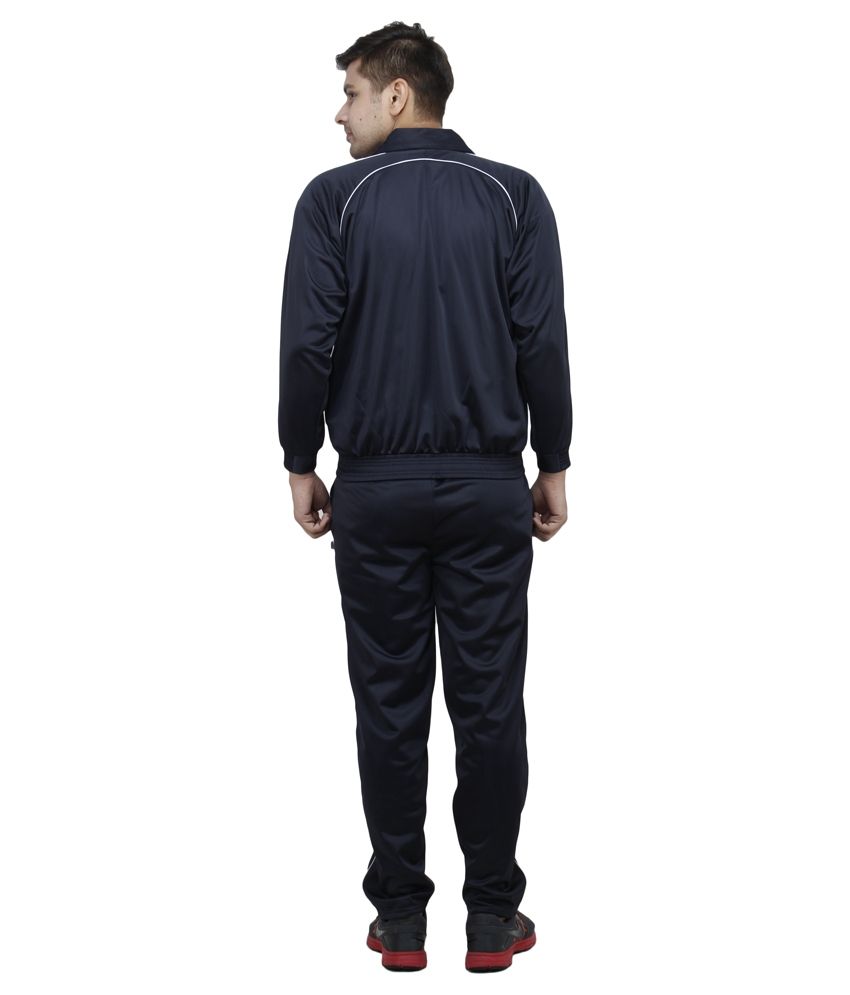 navy blue tech fleece tracksuit