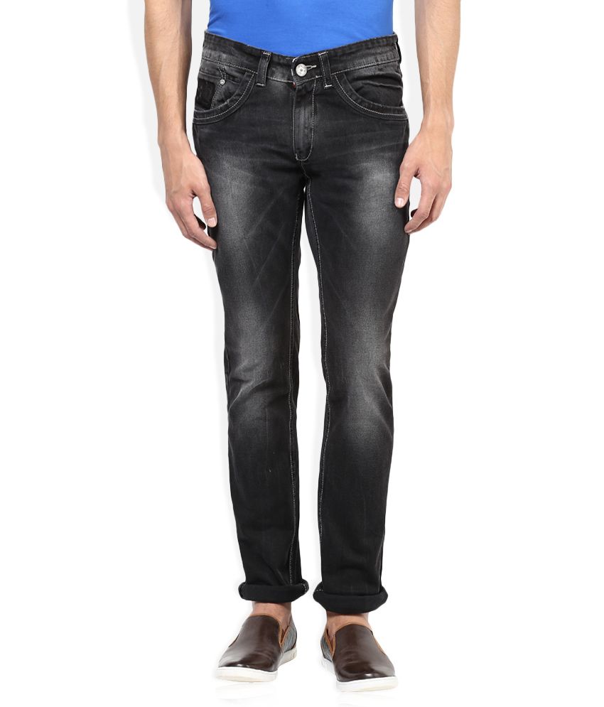 spykar grey skinny fit jeans