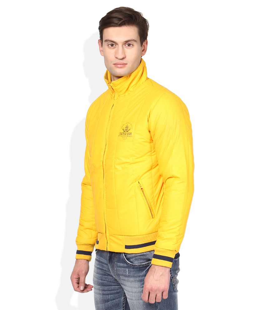 Spykar Yellow Casual Winter Jacket - Buy Spykar Yellow Casual Winter ...