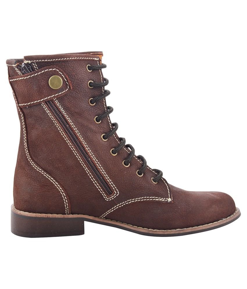 Willywinkies Brown Flat Cowboy Boots Price in India- Buy Willywinkies ...