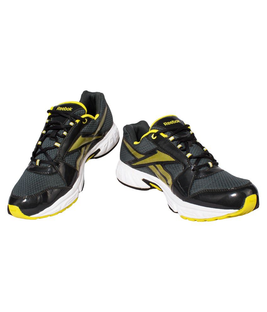 Reebok Yellow & Black Sport Shoes - Buy Reebok Yellow & Black Sport ...