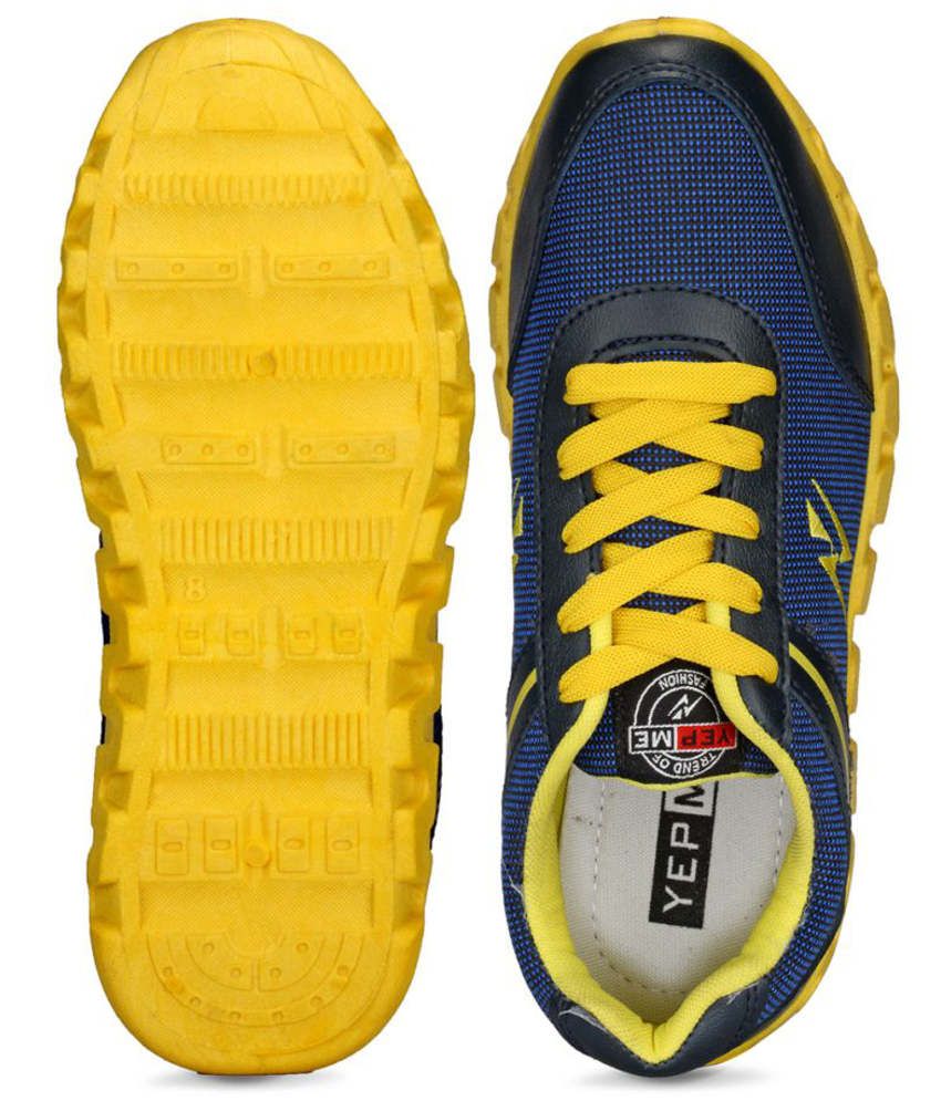 yellow sports shoes men