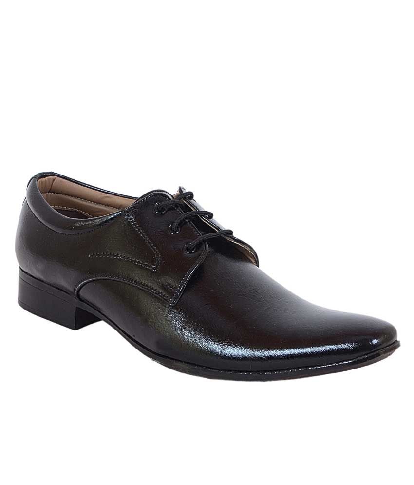 Cuero Black Formal Shoes Price in India- Buy Cuero Black Formal Shoes ...