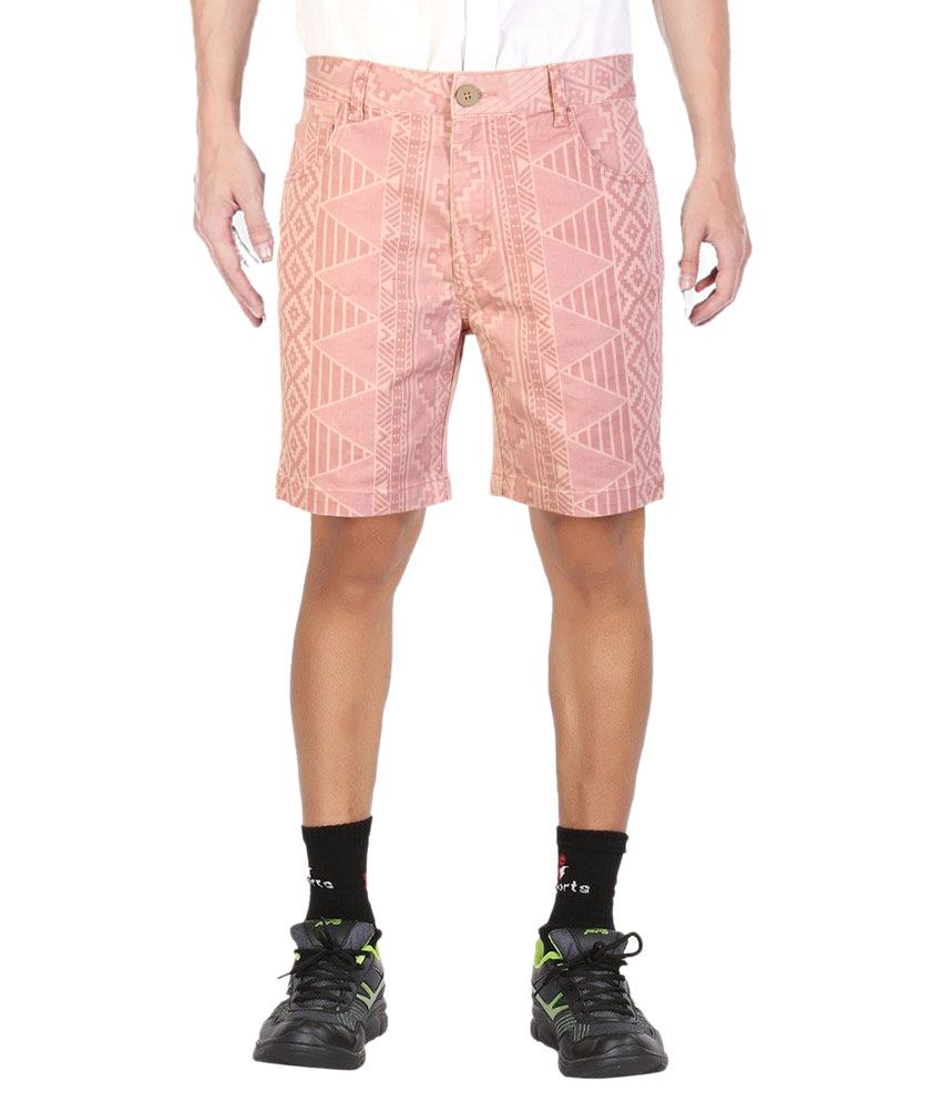 peach sweat shorts