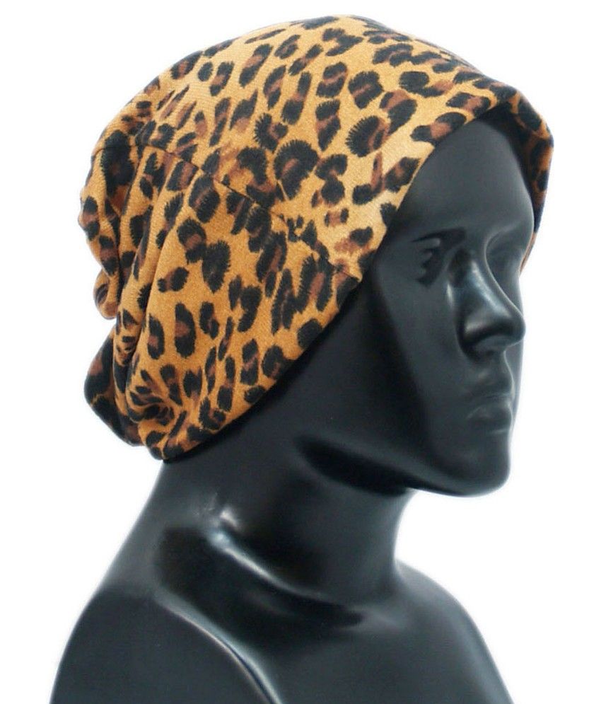Vr Designers Yellow Polyester Skull Cap For Women Buy Online at Low