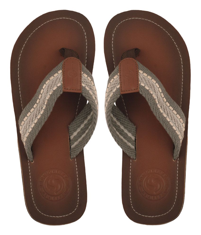 Sole Threads Gray Flip Flops Price in India- Buy Sole Threads Gray Flip Flops Online at Snapdeal