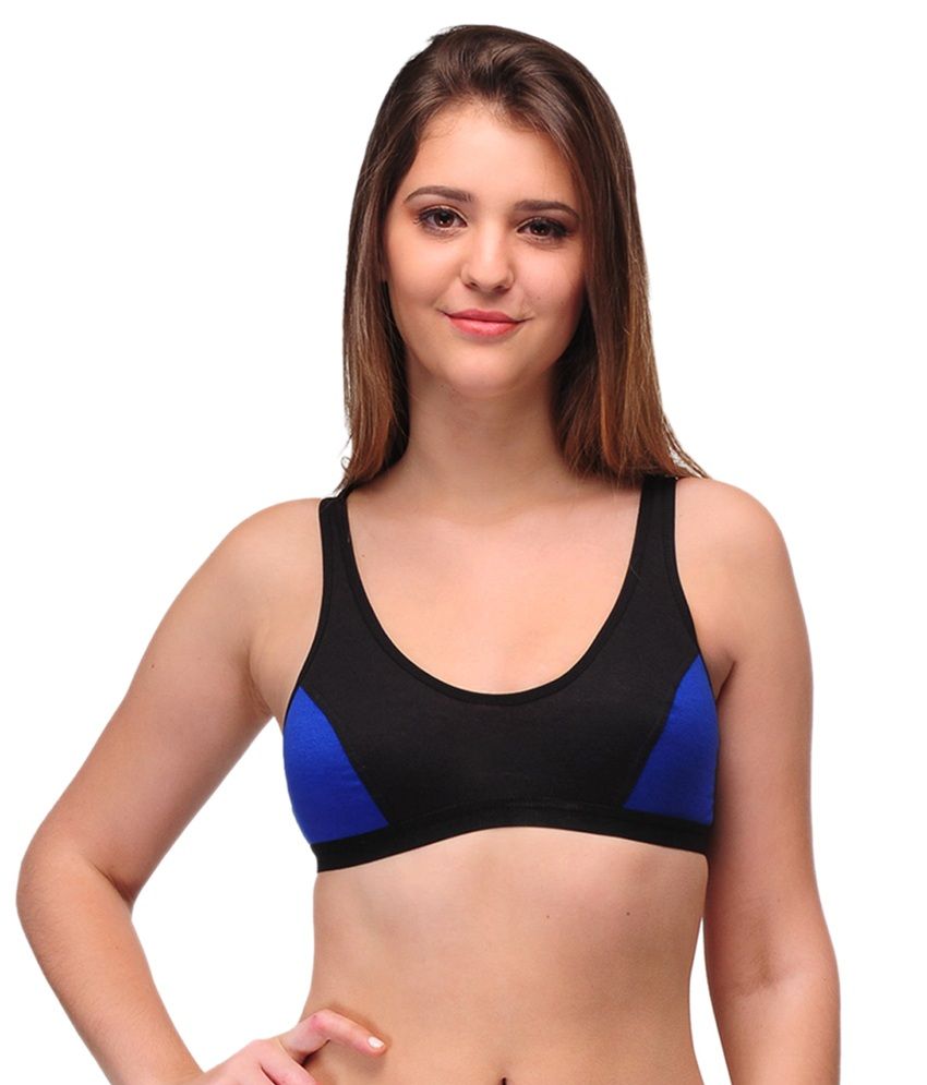 cotton spandex sports bra