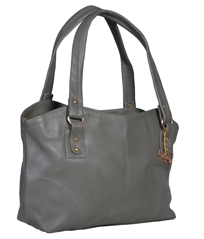 light grey shoulder bag