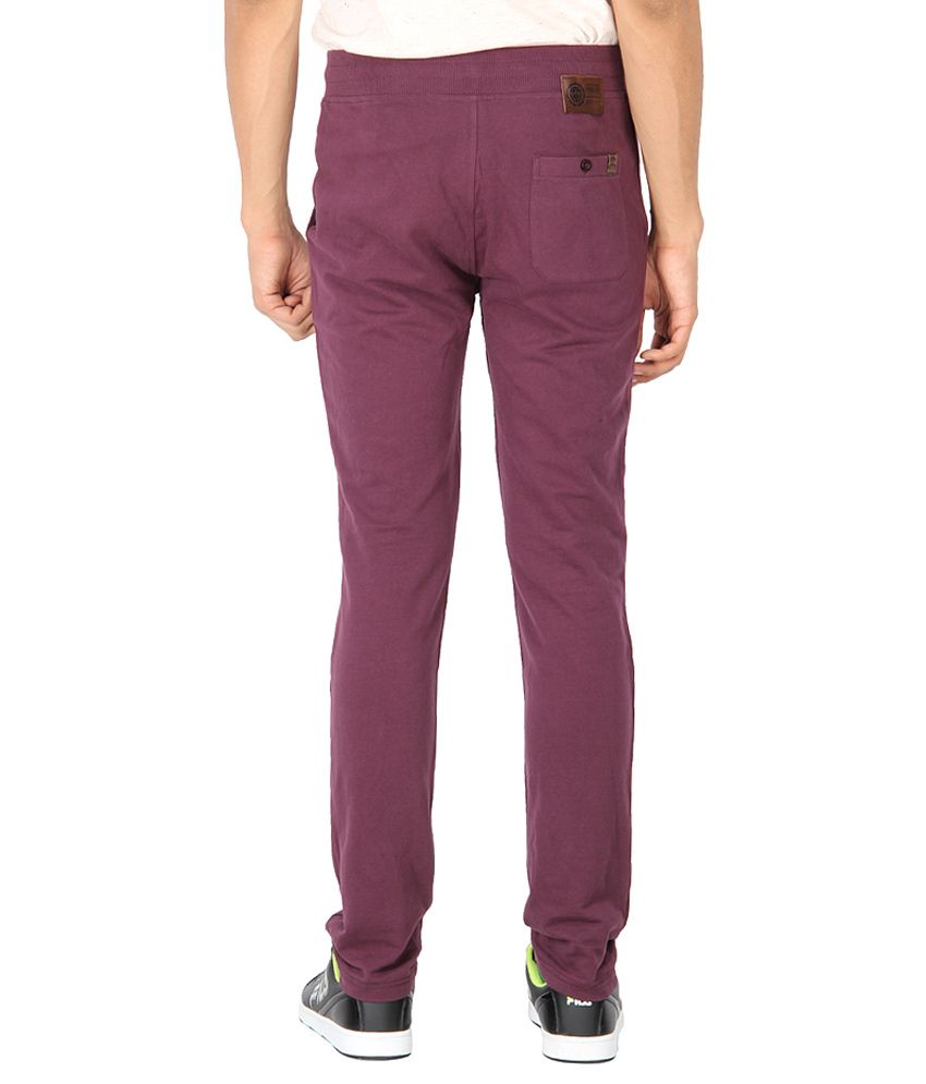 purple track pants womens