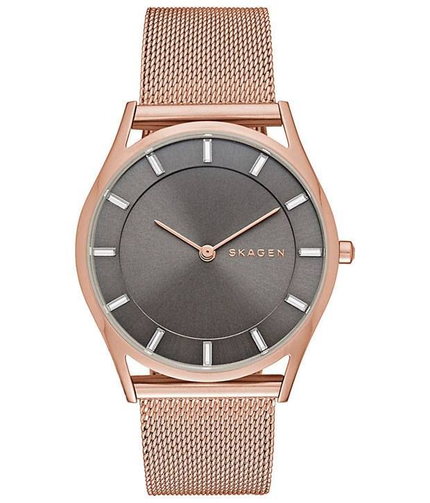 Skagen Gold Analog Wrist Watch for Women Price in India Buy Skagen