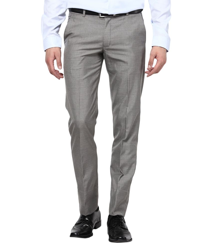 grey formal trousers mens