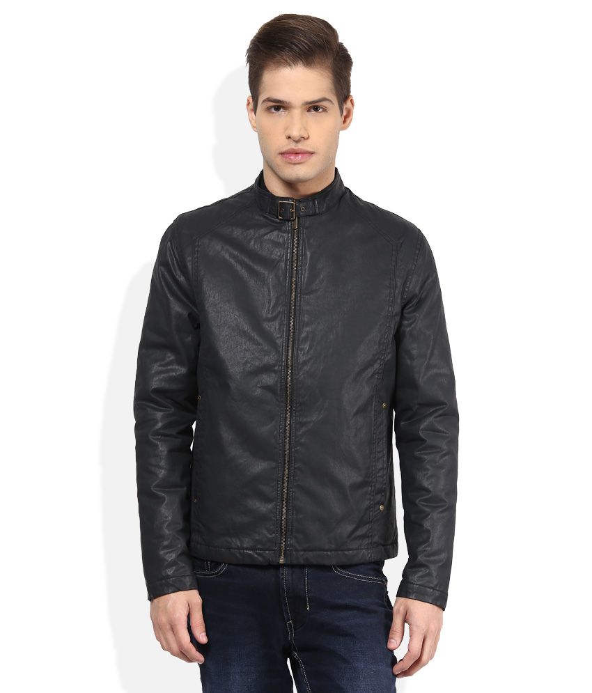 United Colors Of Benetton Black Casual Jacket - Buy United Colors Of ...