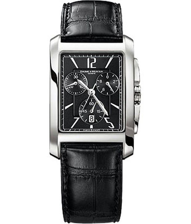 baume mercier rectangular watch