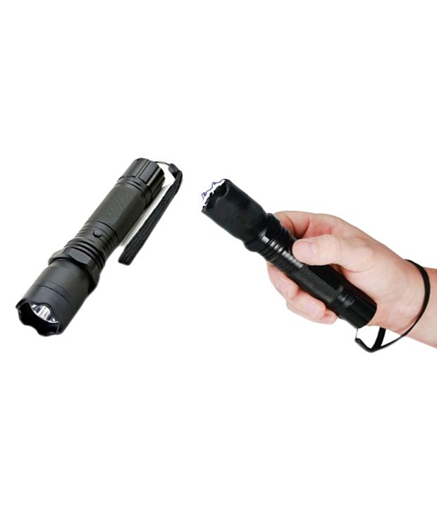 Homes Decor 1101 Type Rechargeable LED Flashlight + Taser Gun Buy