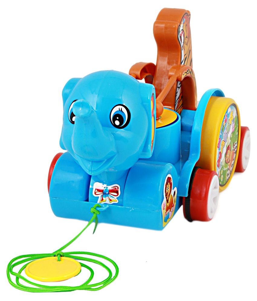 Baby First Rock and Roll Lion Pull Along Toy Blue Buy Baby First