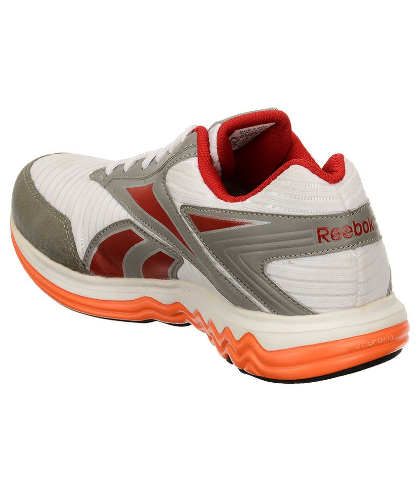 reebok white orange