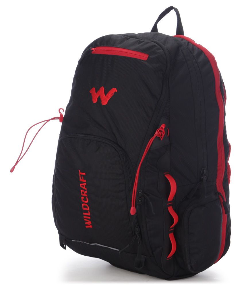 wildcraft laptop bag black
