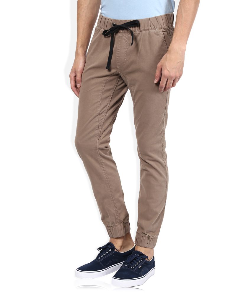 light brown joggers