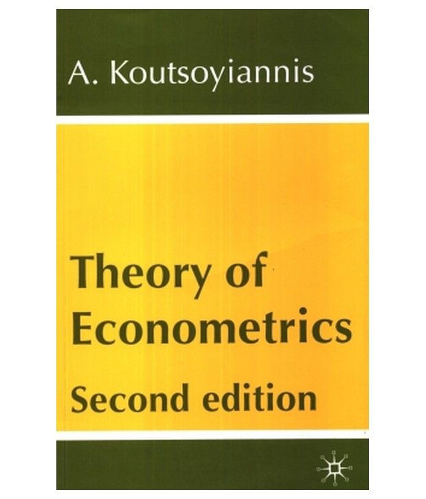 Theory Of Econometrics Second Edition 2 Ed Edition 2Nd Edition Edition