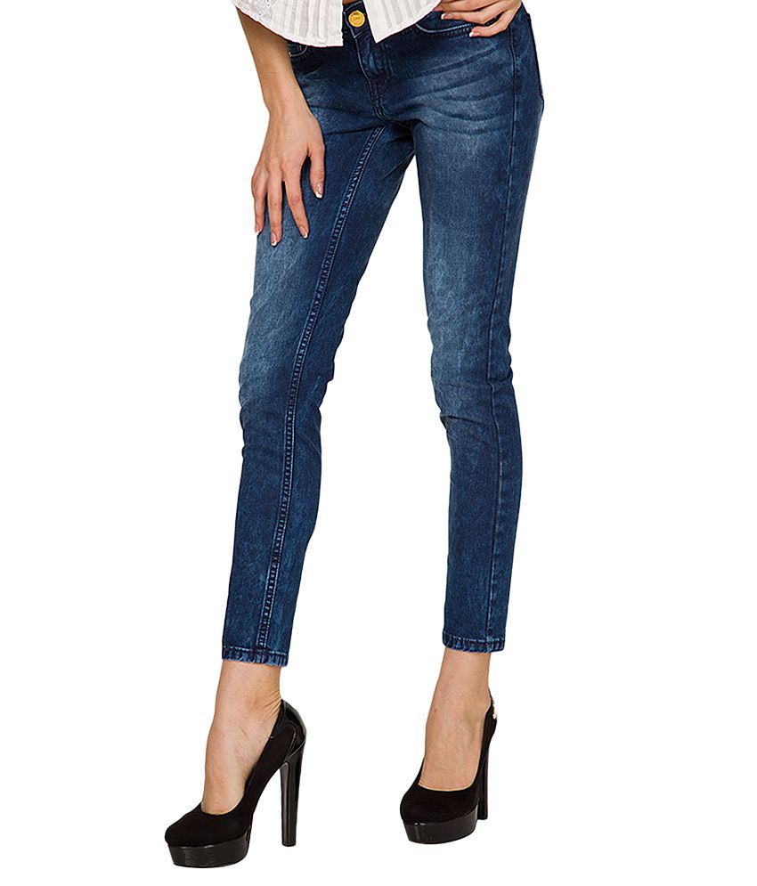 Buy Tokyo Talkies Blue Skinny Fit Jeans Online at Best Prices in India - Snapdeal