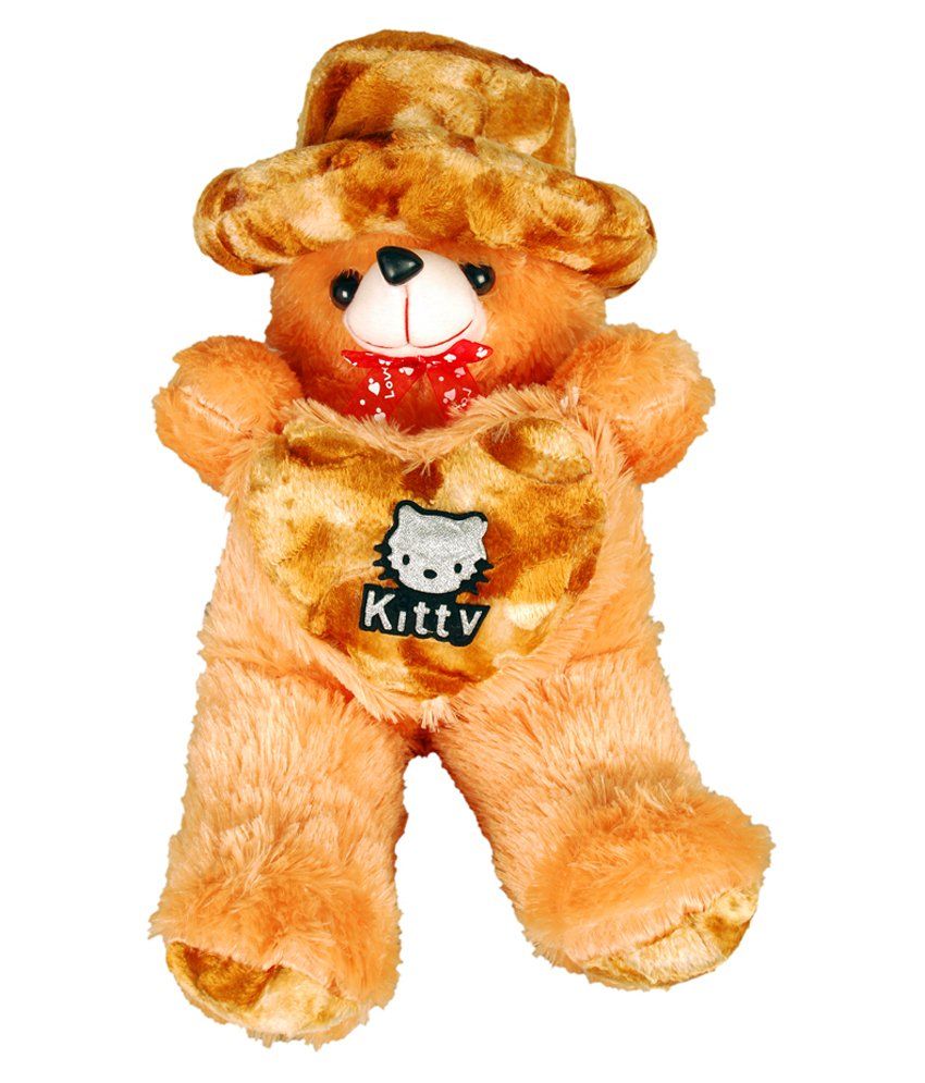 light orange colour teddy bear