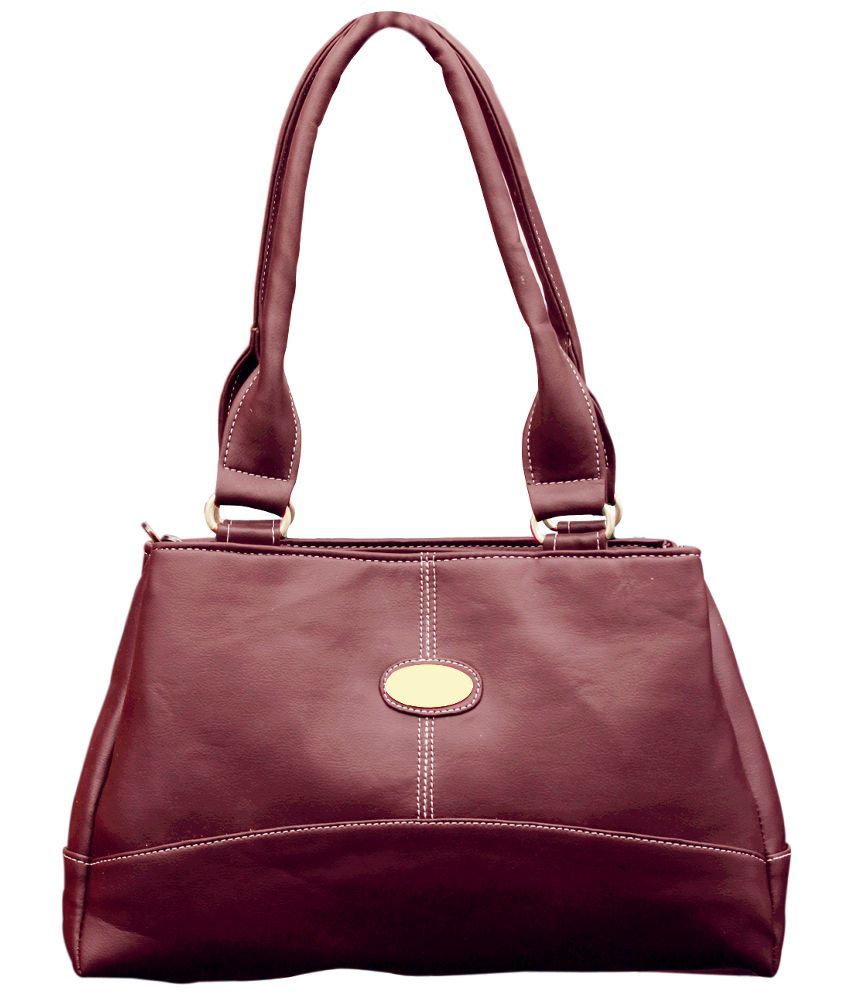 brown designer shoulder bag