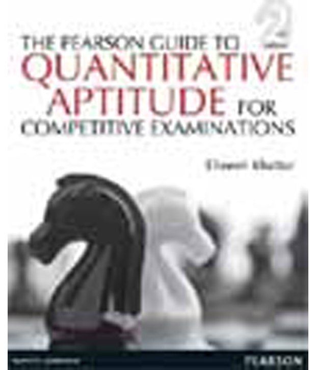 Pearson Guide To Quantitative Aptitude For Competi Buy Pearson Guide