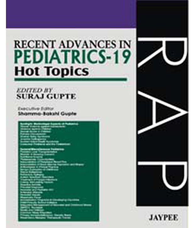 Recent Advances In Pediatric 19 Hot Topics Buy Recent Advances In