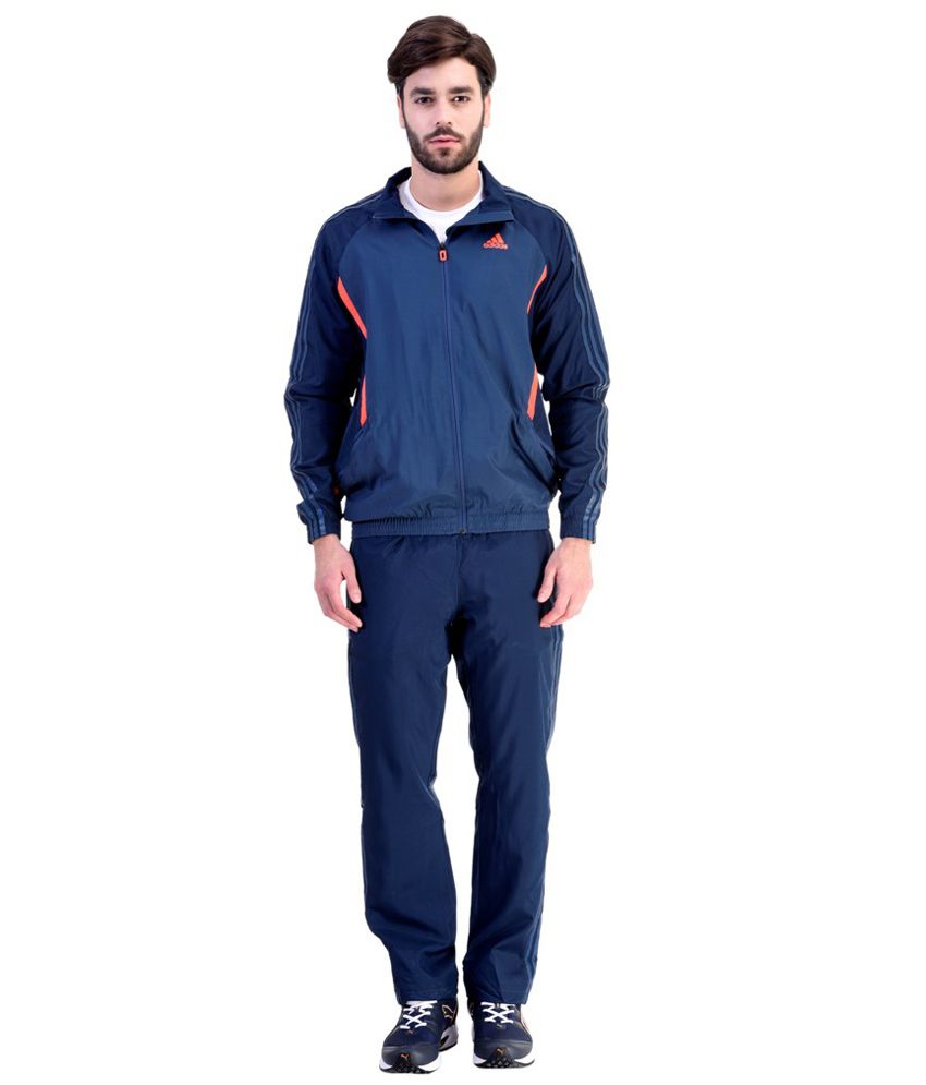Adidas Climalite Gray Polyester Tracksuit - Buy Adidas Climalite Gray ...