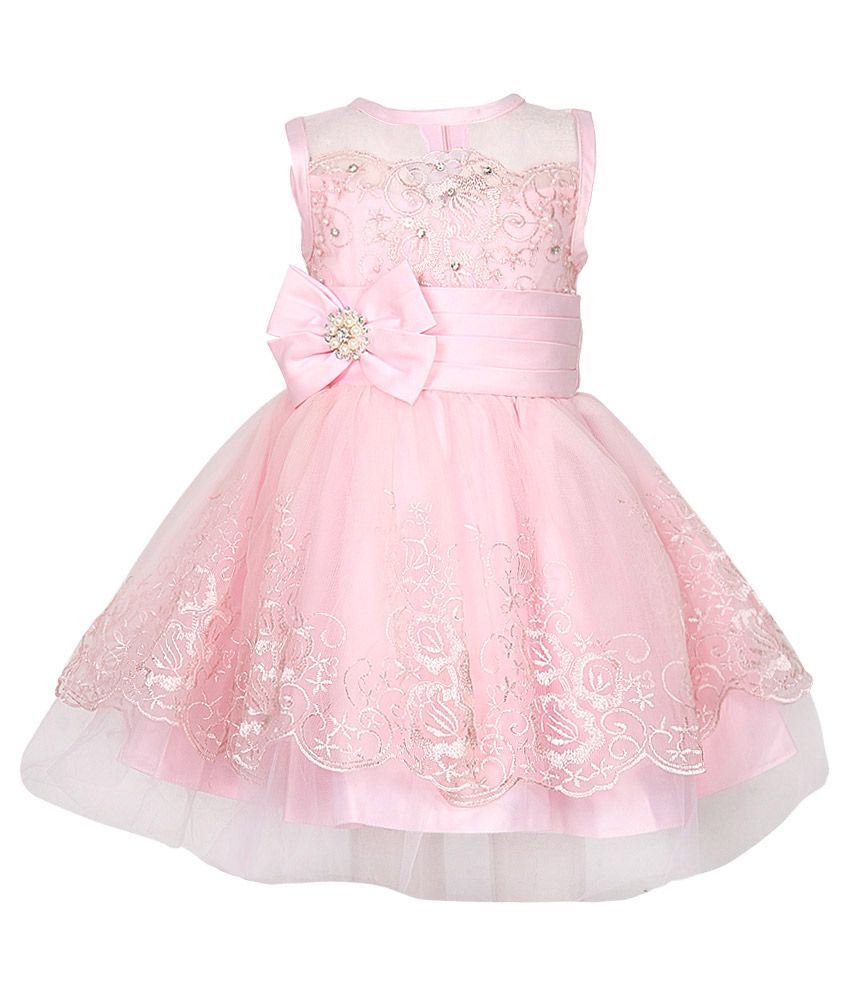 pink net frock