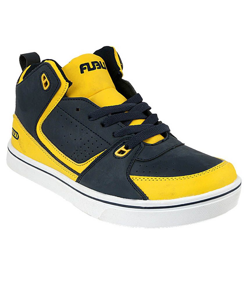Fubu Yellow and Black Sports Shoes 