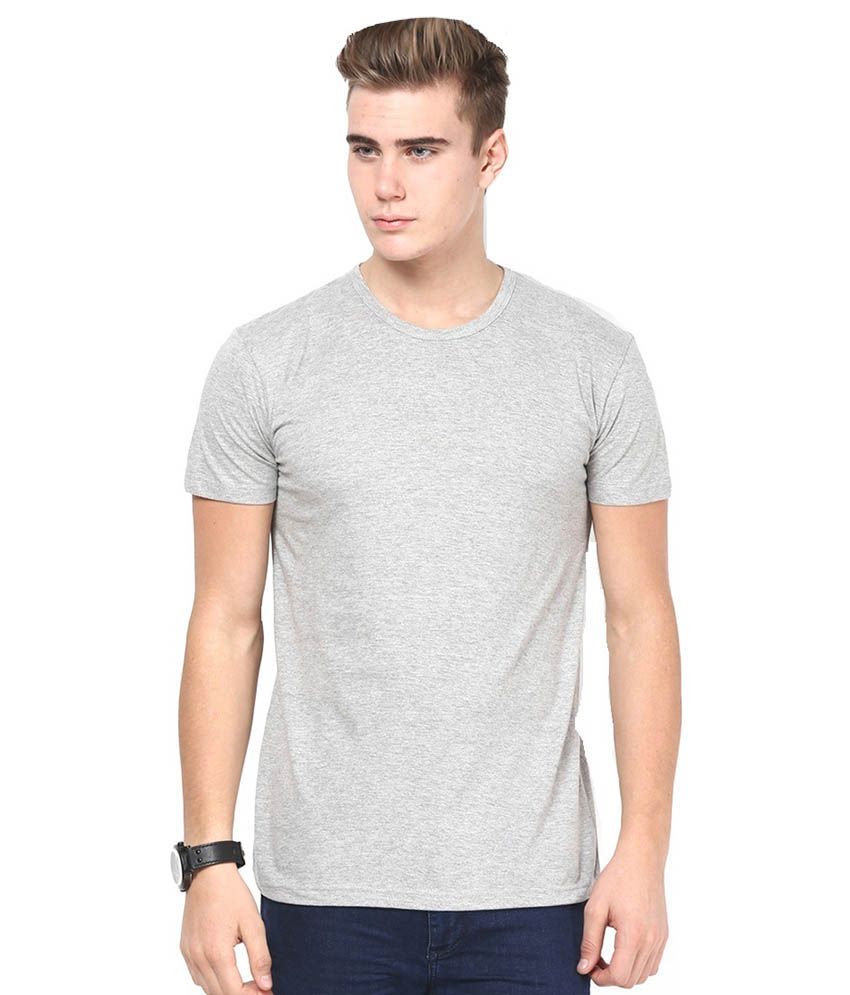 Shaan Unitex Grey Cotton T Shirt - Buy Shaan Unitex Grey Cotton T Shirt ...